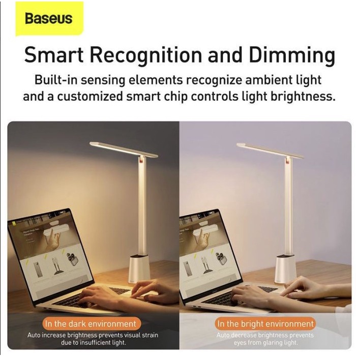 Jual Baseus Smart Eye Night Light Lamp Lampu Meja Belajar Kerja Laptop ...