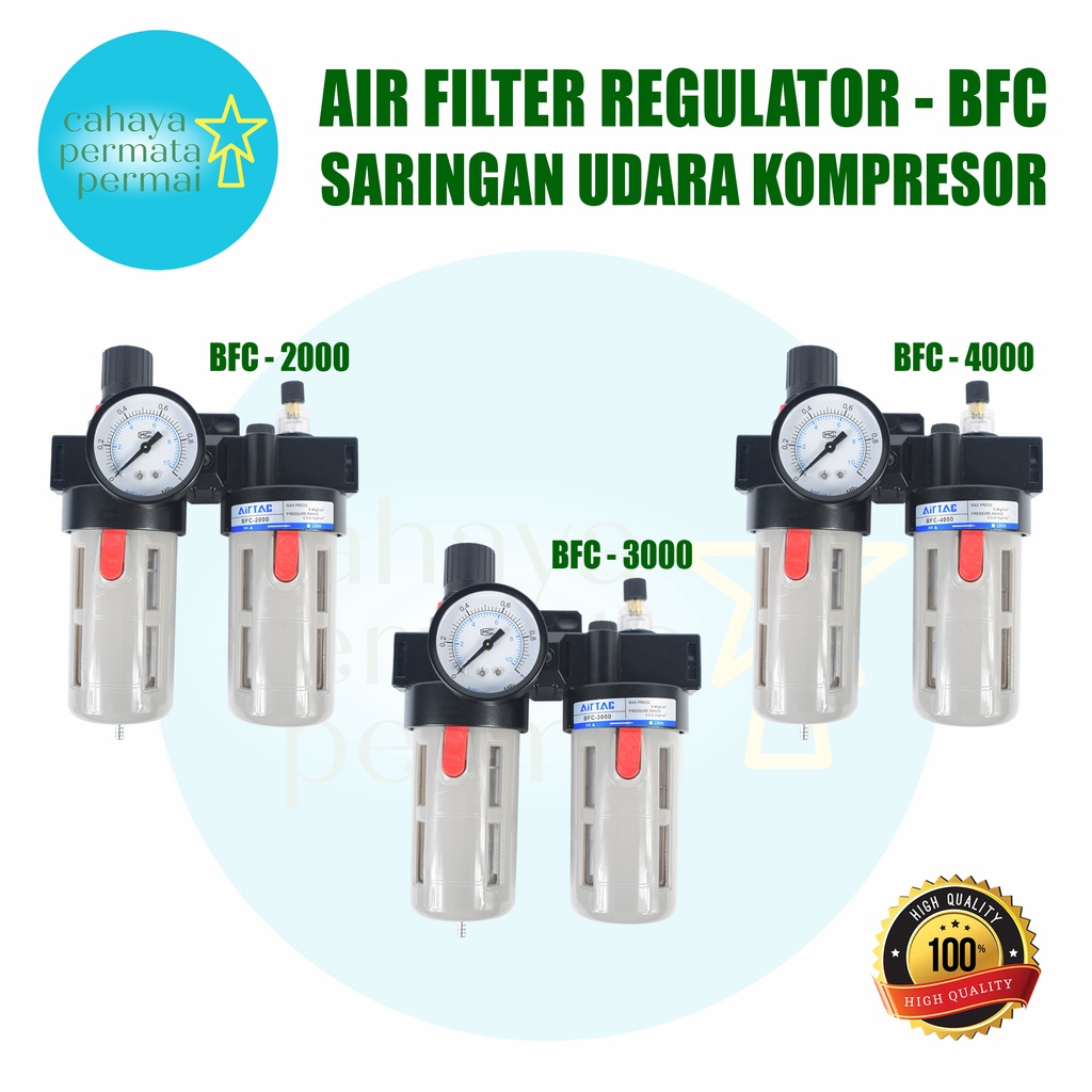 Jual Air Filter Regulator atau Saringan Kompresor BFC 2000 Shopee