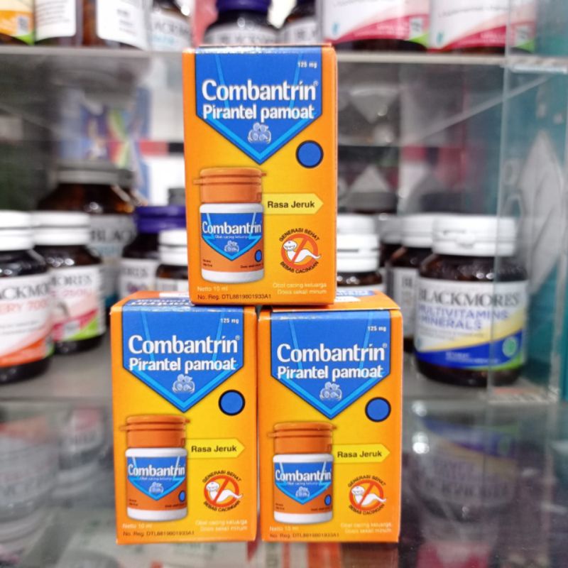 Jual COMBANTRIN SIRUP RASA JERUK 10 ML | Shopee Indonesia
