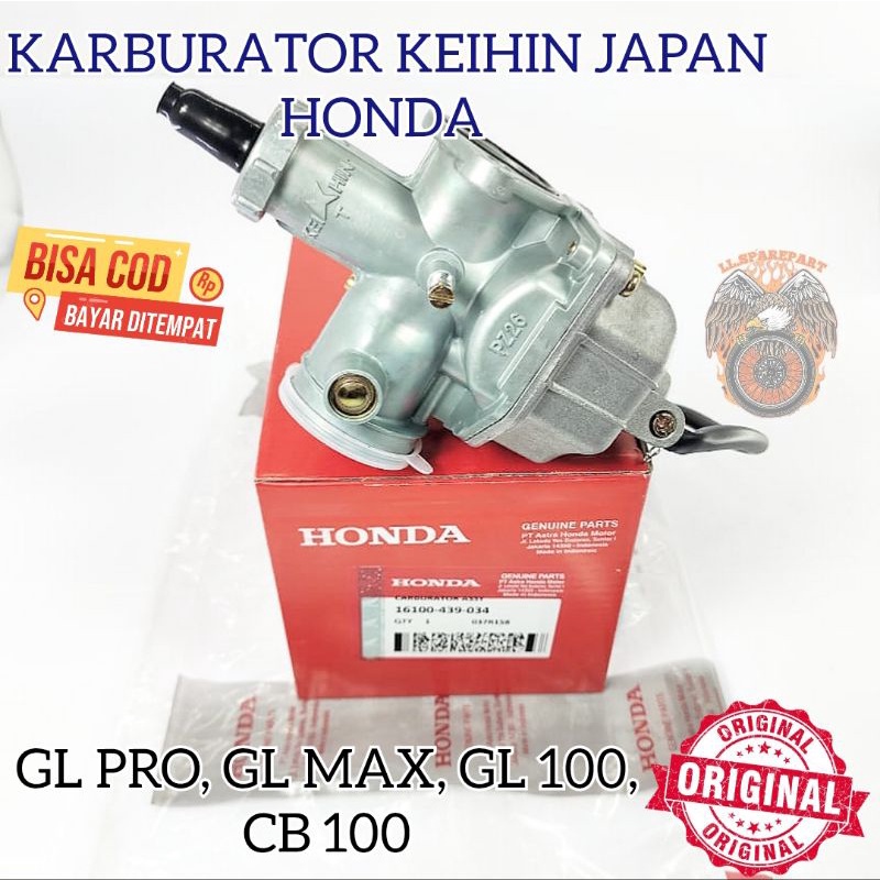 Jual Karburator Carbu Assy Honda Japan Kualitas Asli Original Gl Pro Gl Max Gl Cb Karbu