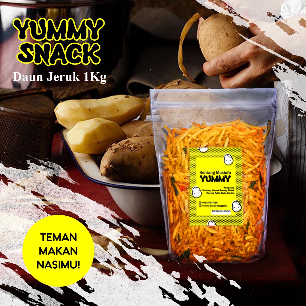 Jual Kentang Mustofa, Kentang Kering, Kentang Renyah Rasa Daun Jeruk ...