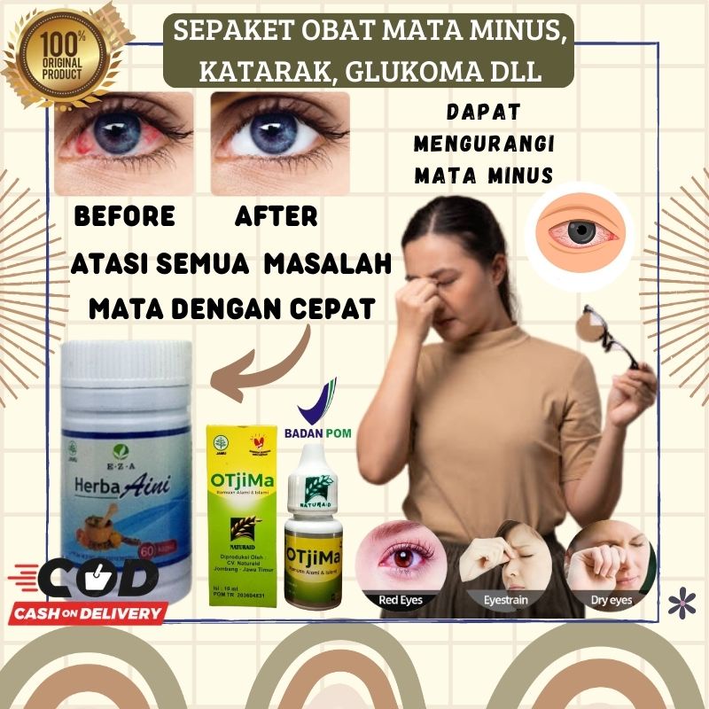 Jual [bonus Tetes Mata] Obat Herbal Penghilang Mata Mines Minus Plus