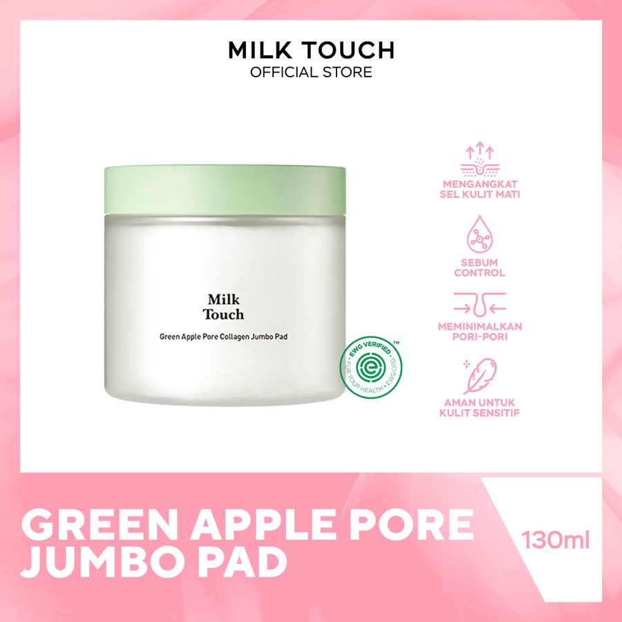 Milk Touch Green Apple Pore Collagen Jumbo Pad 60pcs 130ml