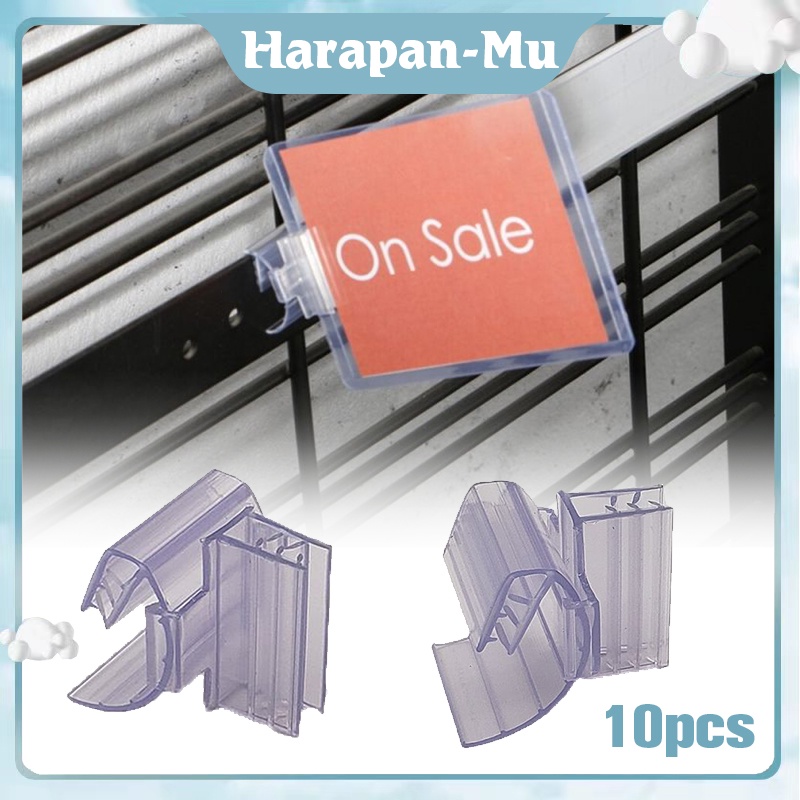 Jual Isi 10 Wobbler Promosi Toko Penjepit Pvc Klip Gigi Lunak Klip ...