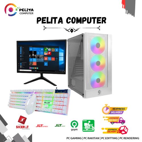 Pc Core i5 6500 Ddr 4 16gb Ssd 256Gb Hdd 500gb GEN 6 fulset rakitan intel computer komputer