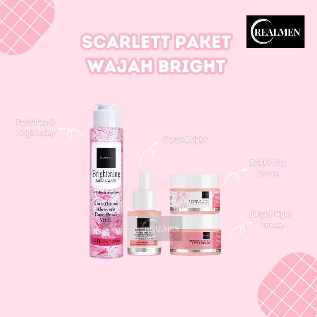 Jual Bpom Scarlett Whitening Paket Wajah Original Perawatan Wajah