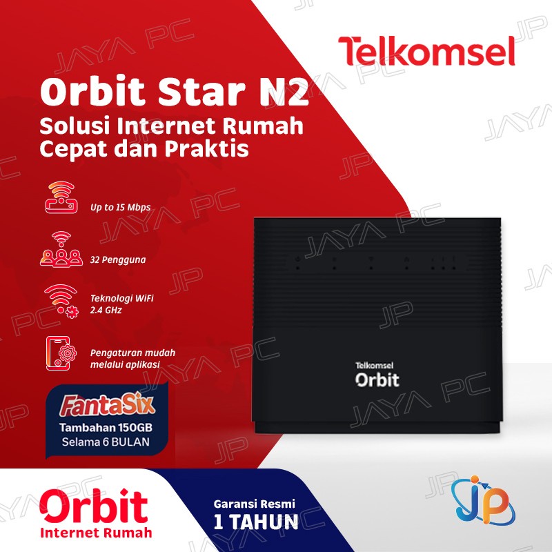 Jual Telkomsel Orbit Star N2 Modem WiFi Home Router 4G | Shopee Indonesia