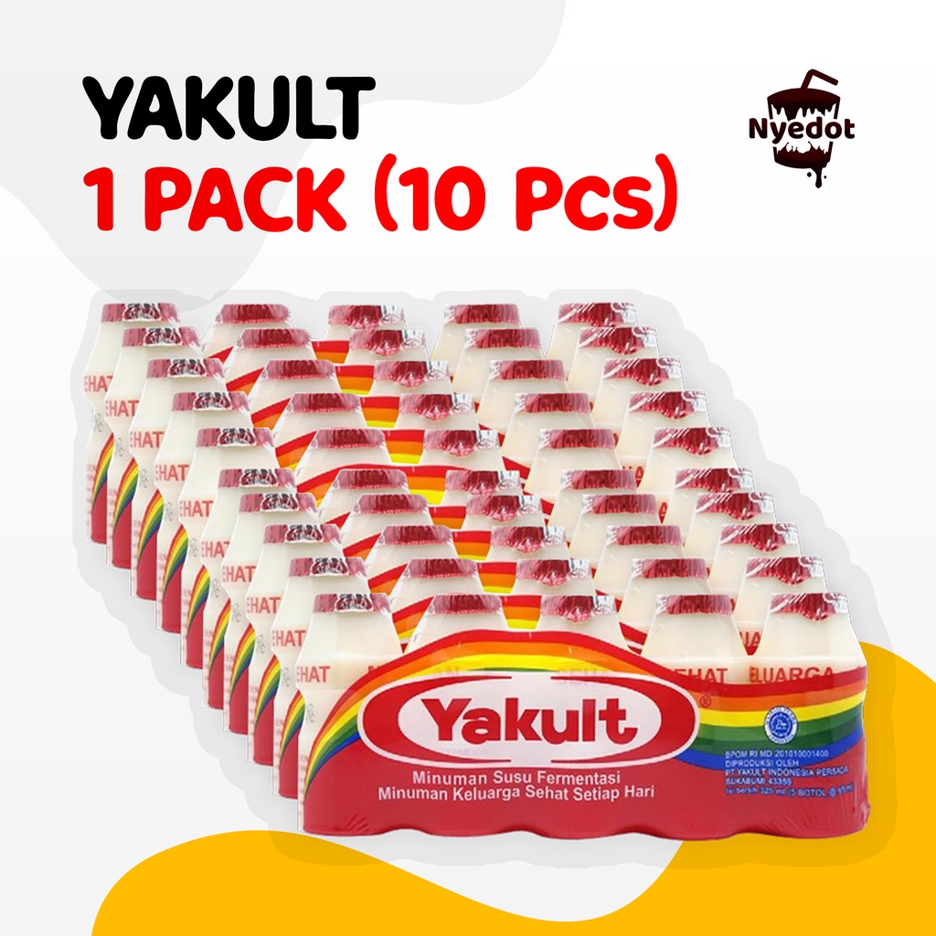 Jual Yakult 1 Ball Isi 10 Pack Yakult Yakult 50 Botol Nyedot Kutisari Nyedot Indonesia 7292