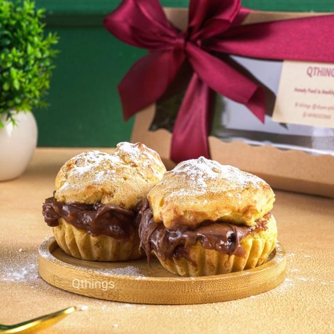 Jual Super Big Ramadhan Sale Kue Soes / Sus Vla Coklat Isi 12 - [Kue