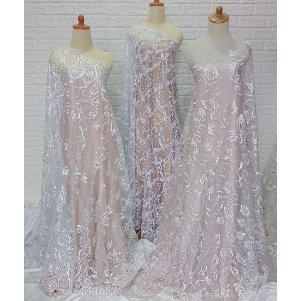 Jual Tile akad gaun pengantin sepesial putih | Shopee Indonesia