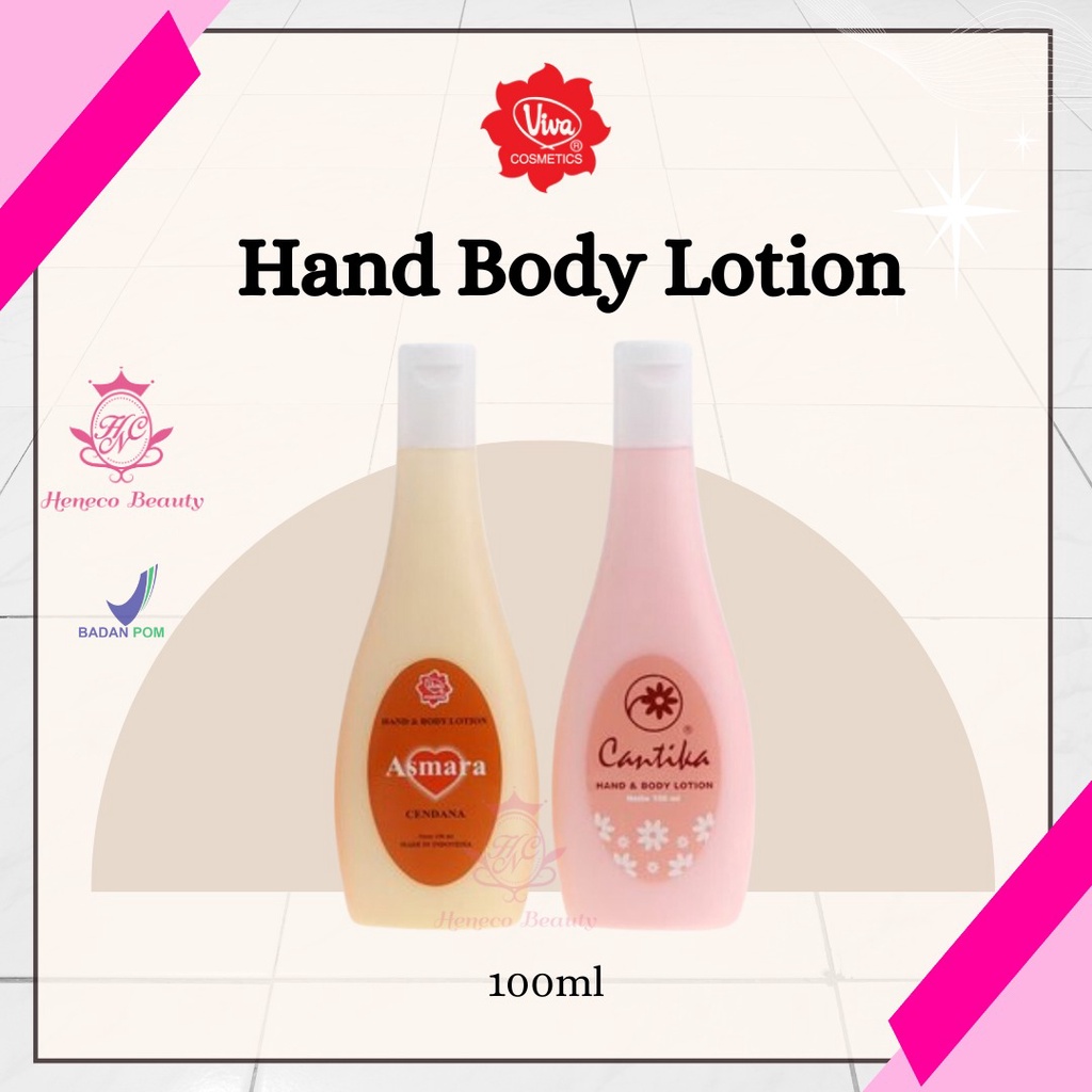 Jual Viva Hand & Body Lotion Series \ Cantika \ Asmara Pelembab Kulit