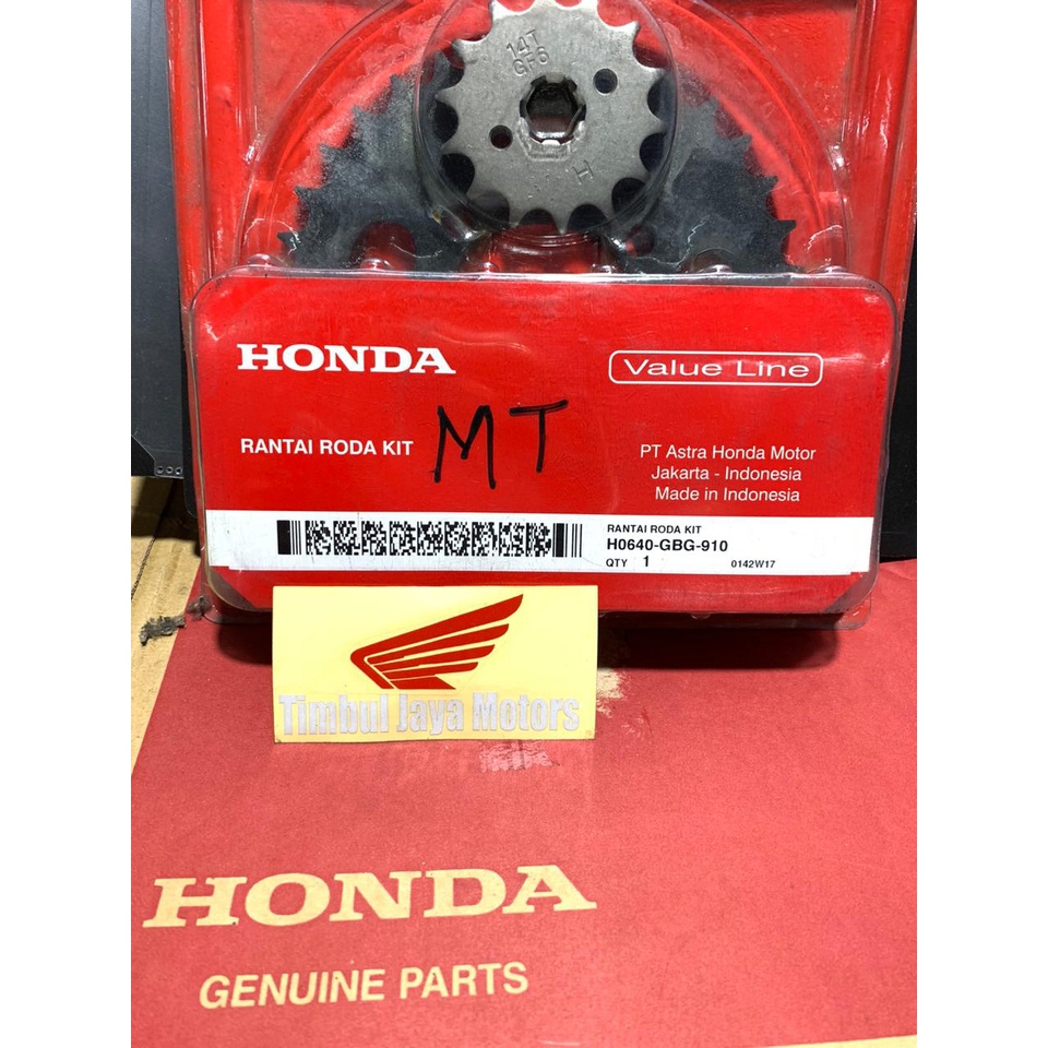 Jual Gear Set Chain Kit Drive Grand Legenda Ahm Original H Gbg