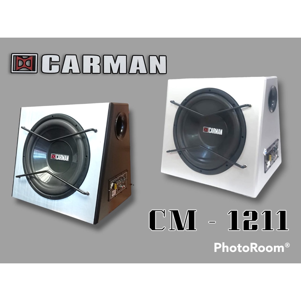 Jual Subwoofer Aktif Mobil Inch Bassbox Carman Cm Carman Cm Cm Shopee