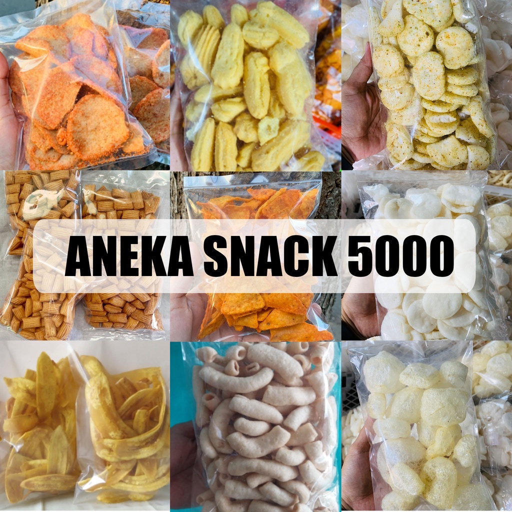 Jual JURAGAN SNACK - ANEKA SNACK SERBA 5000 / CAMILAN 5000 / MAKANAN ...
