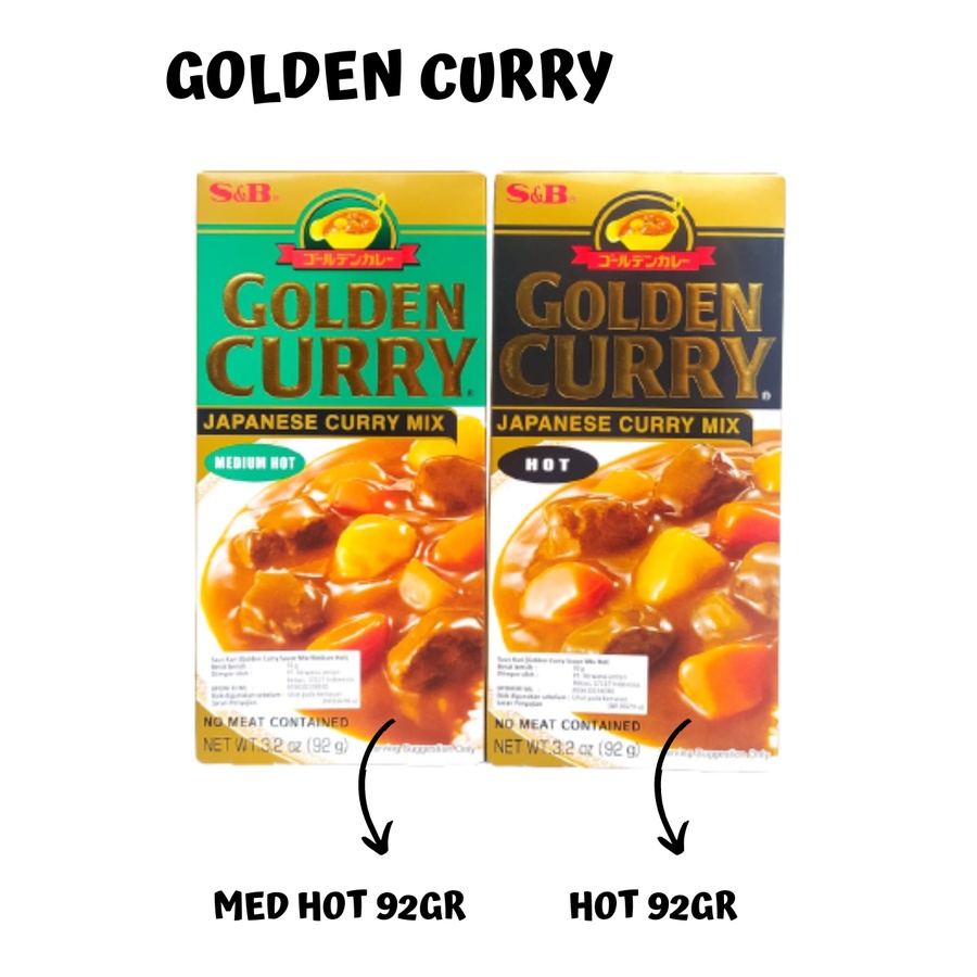 Jual S&B Golden Curry 92gr / Kari Jepang Import 92gr | Shopee Indonesia