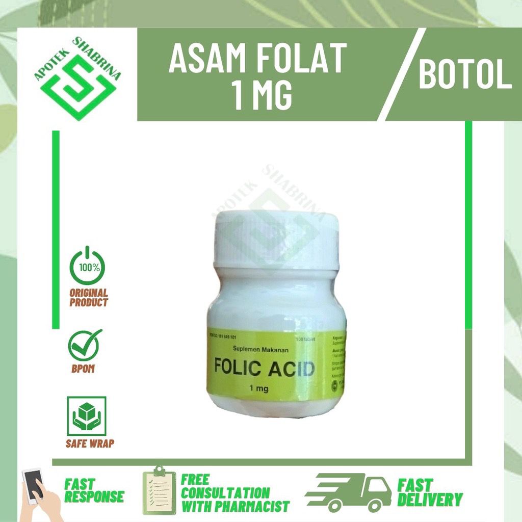 Jual Asam Folat 1mg | Shopee Indonesia