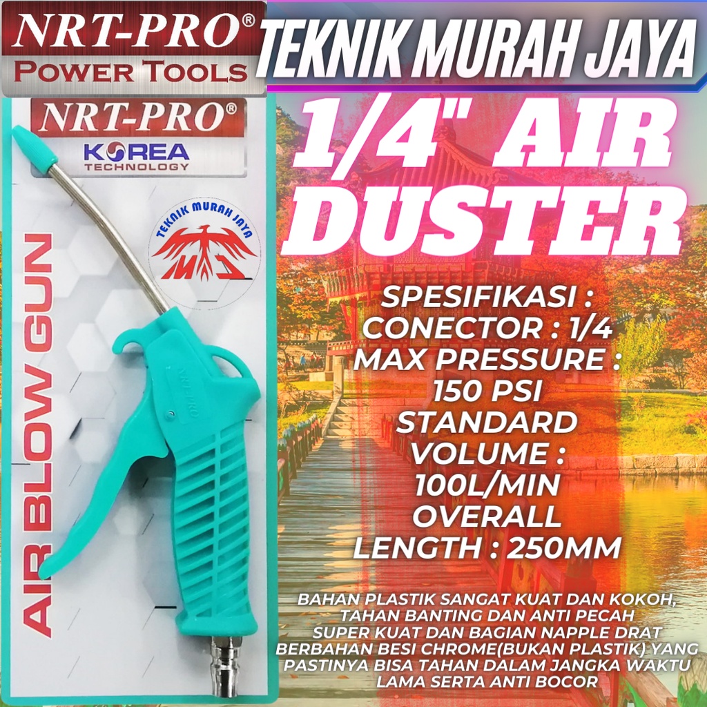 Jual Nrt Pro Air Blow Duster Gun Pistol Angin Semprot Debu Udara Kompresor Shopee Indonesia