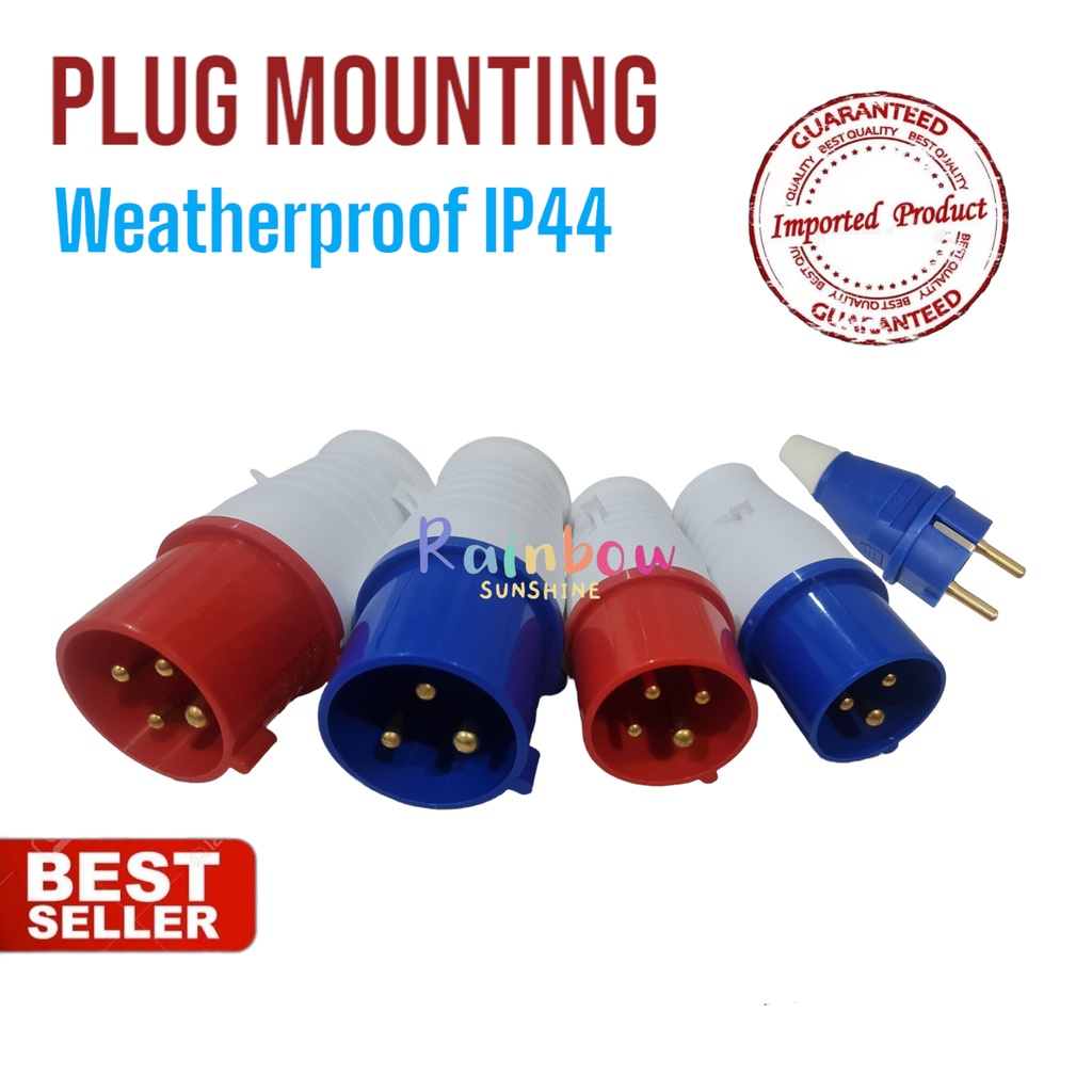 Jual Plug Mounting Male Steker Waterproof Steker Industrial Plug ...