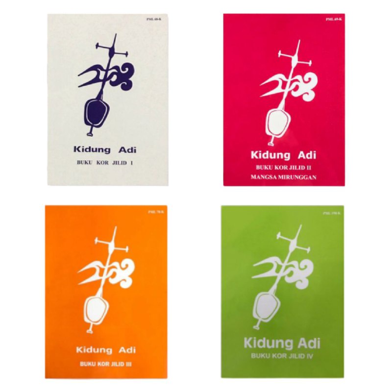 Jual Kidung Adi Buku Kor Jilid 1, 2 dan 4 Buku Koor Nyanyian Paduan
