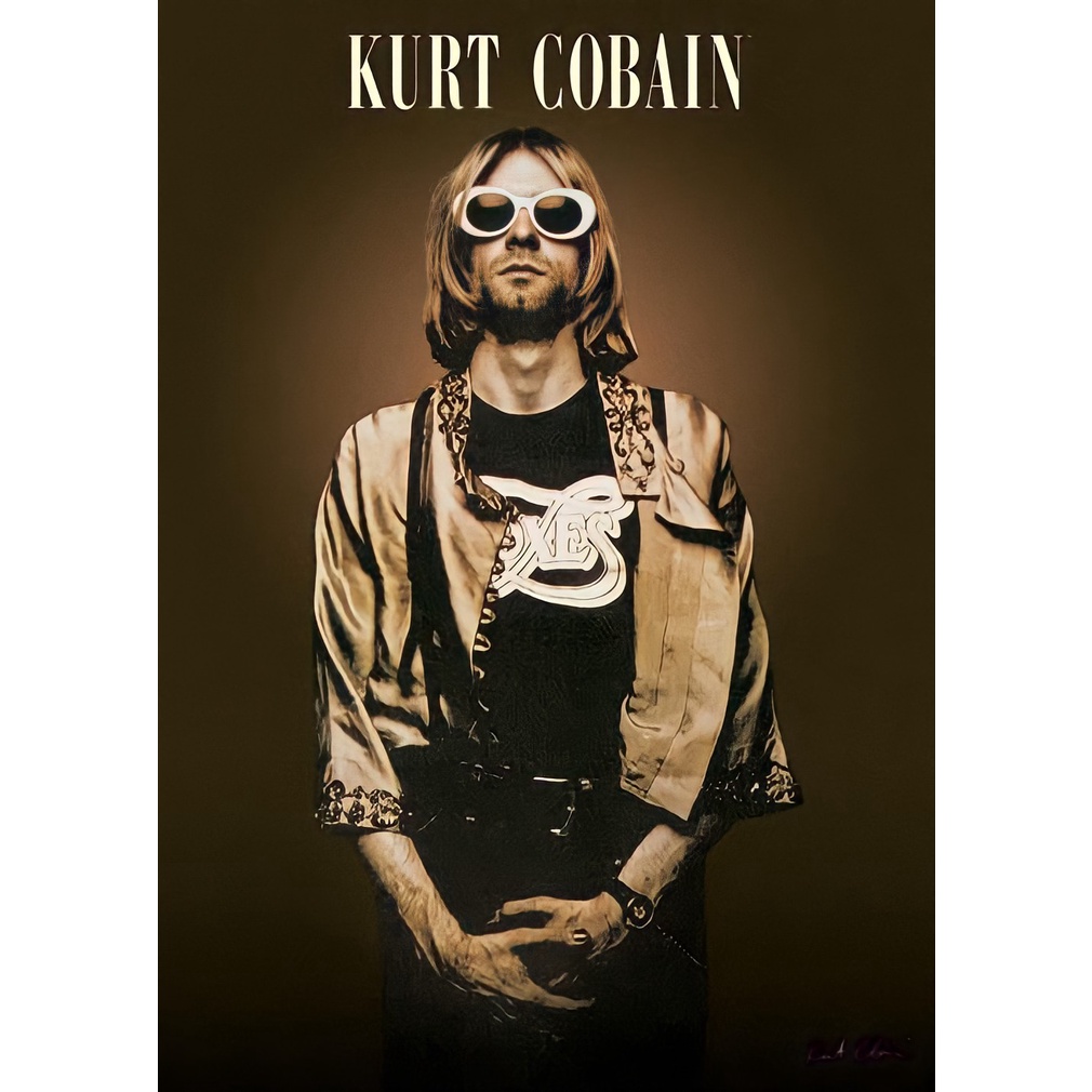 Jual POSTER DINDING KURT COBAIN (BISA CUSTOM GAMBAR) | Shopee Indonesia