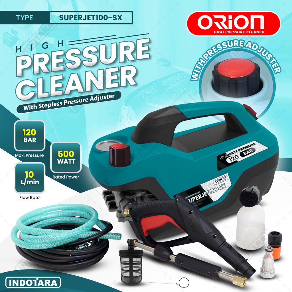Jual Jet Cleaner Orion SUPERJET100SX Dengan Fitur Pengatur Tekanan
