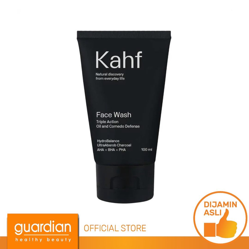 Jual Kahf Triple Action Oil And Comedo Defense Face Wash 100ml Sabun 0894