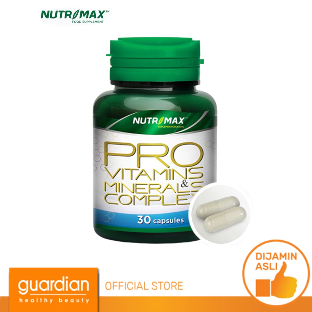 Jual NUTRIMAX Pro Vitamins dan Minerals Complex 30s Multivitamin ...