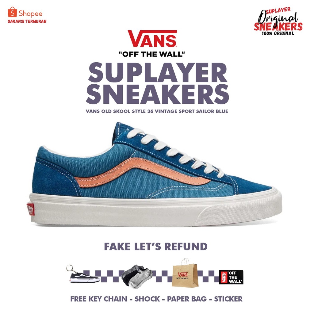 Vans Style 36 Vintage Sport Sailor Blue BNIB