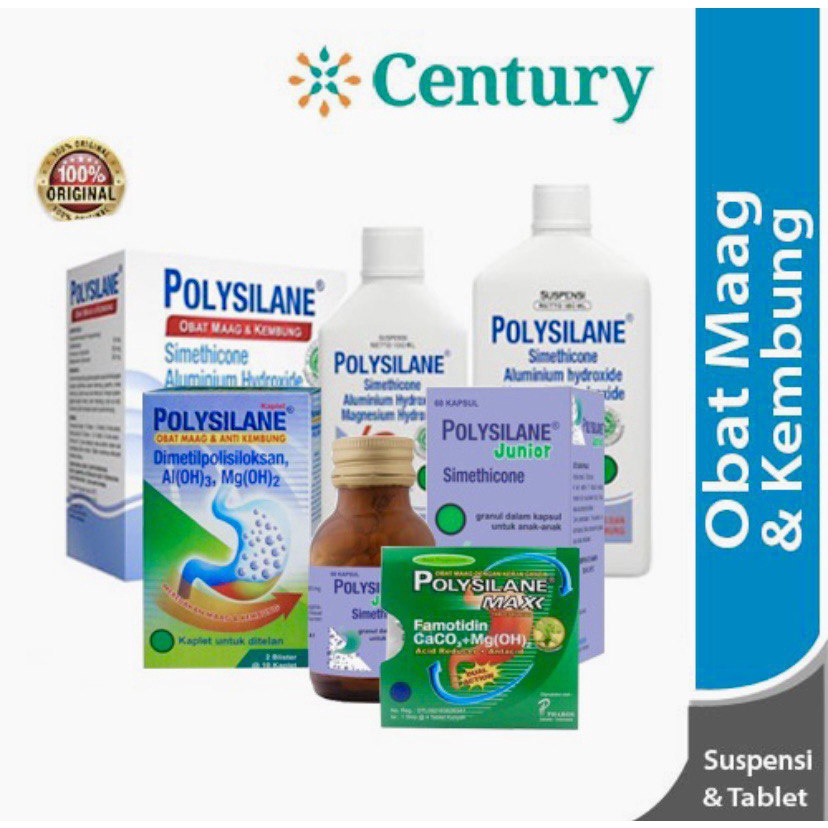 Jual Polysilane / Suspensi / Tablet / Maag / Asam Lambung / Kembung ...