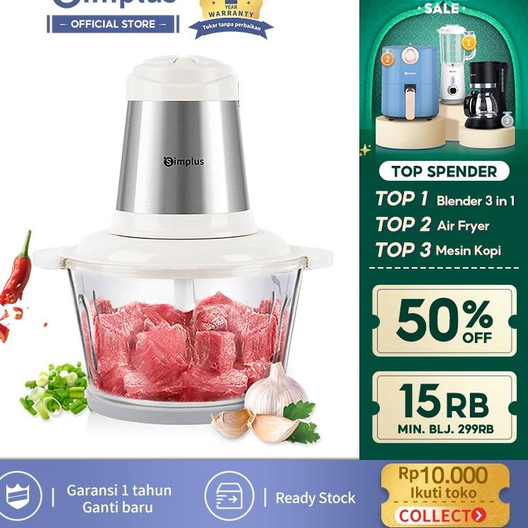 Jual >V44859) Simplus Chopper Blender Penggiling Daging Bumbu Cabai ...