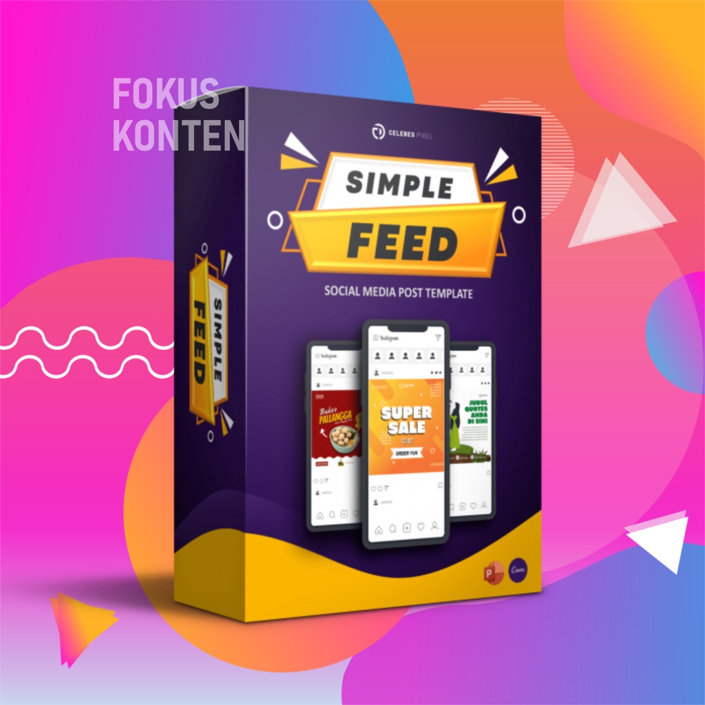 Jual Simple Feed - PPT Template | Shopee Indonesia