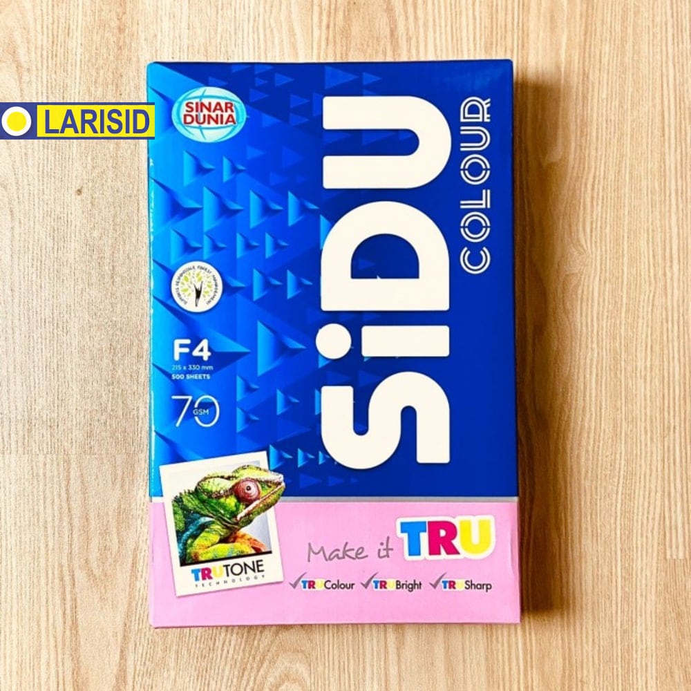 Jual Kertas Folio Warna F4 75Gr Sidu Colour Kertas Hvs Warna | Shopee