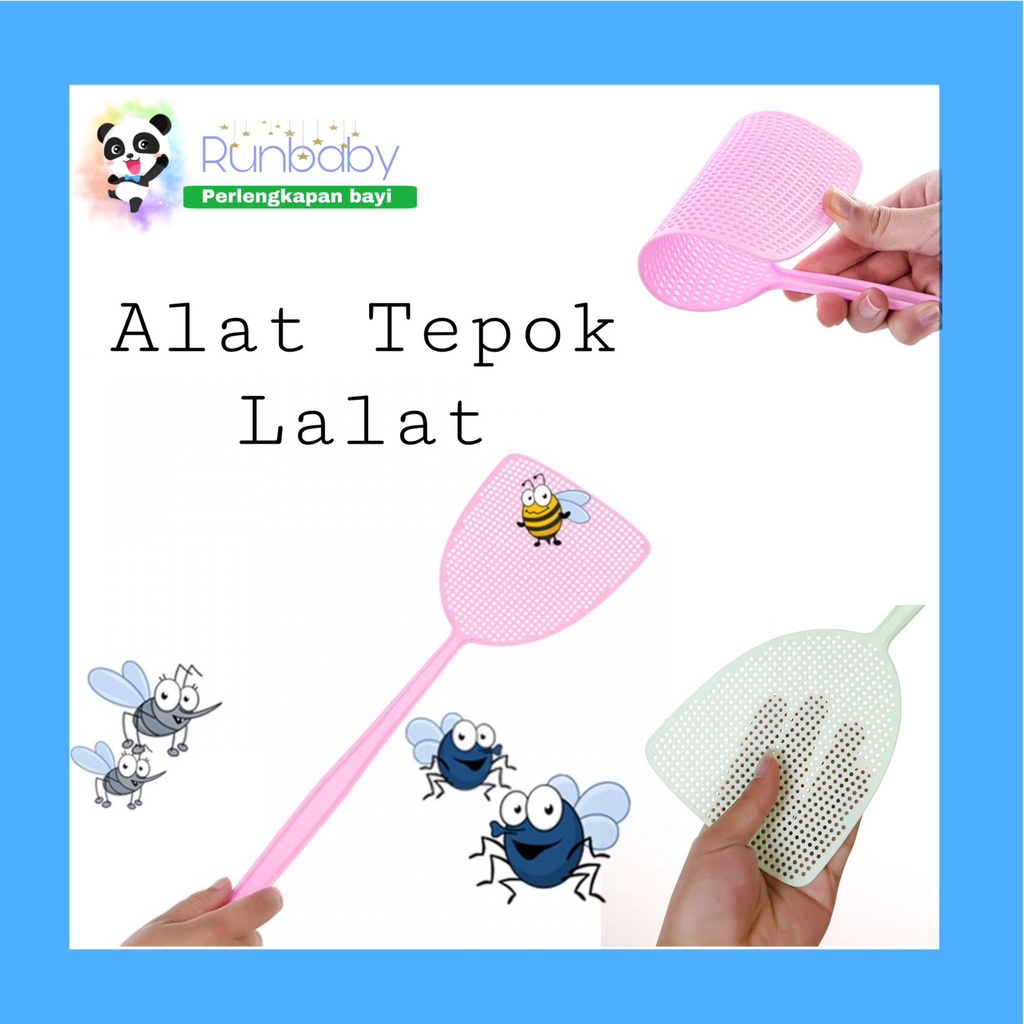 Jual Run Tepokan Lalat Nyamuk Plastik Pemukul Hewan Serangga