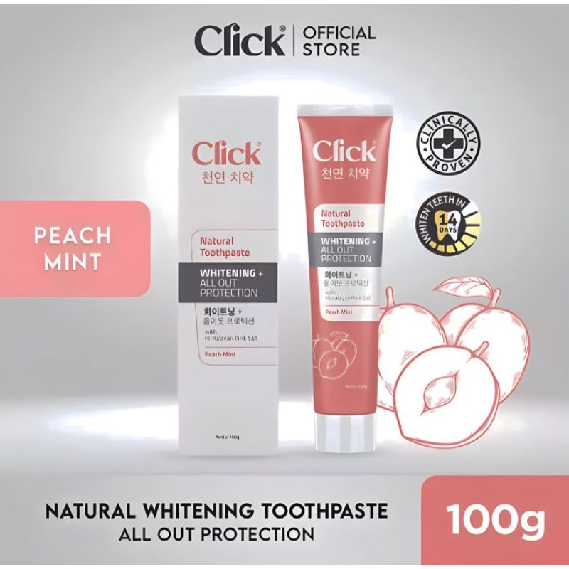 Jual NCT 127 X Click Natural Toothpaste Whitening + All Out Protection ...