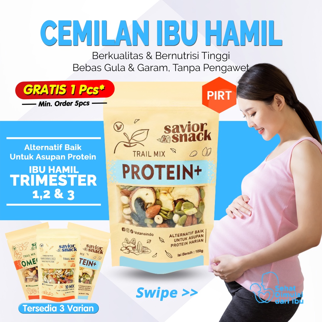Jual Makanan Tambahan Ibu Hamil, Cemilan Sehat Bumil Savior Snack