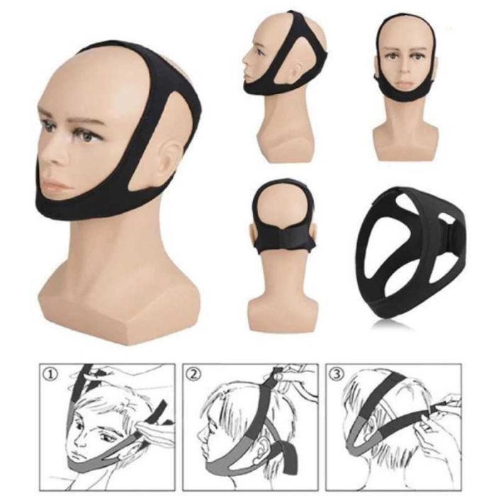 Jual [COD] Alat Bantu Terapi Tidur Sabuk Anti Ngorok Pernafasan Snoring ...