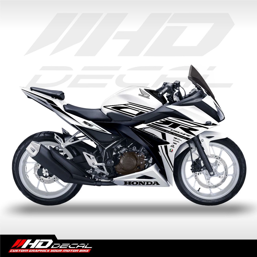 Jual Striping CBR 150r facelift tahun 2016-2019 livery model monochrome