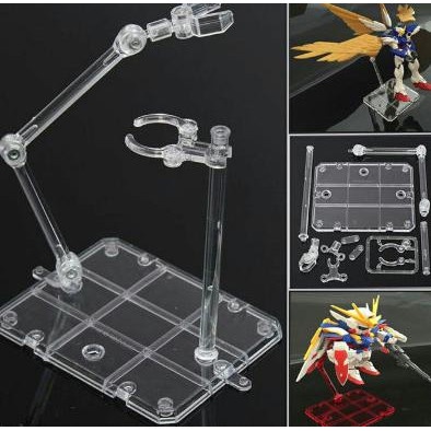 Support Hobby Action Pour Modèles Gundam 1/144 HG/RG – Présentoir Ajustable Et Stable Pour Figurines (Noir, 1 Pièce)