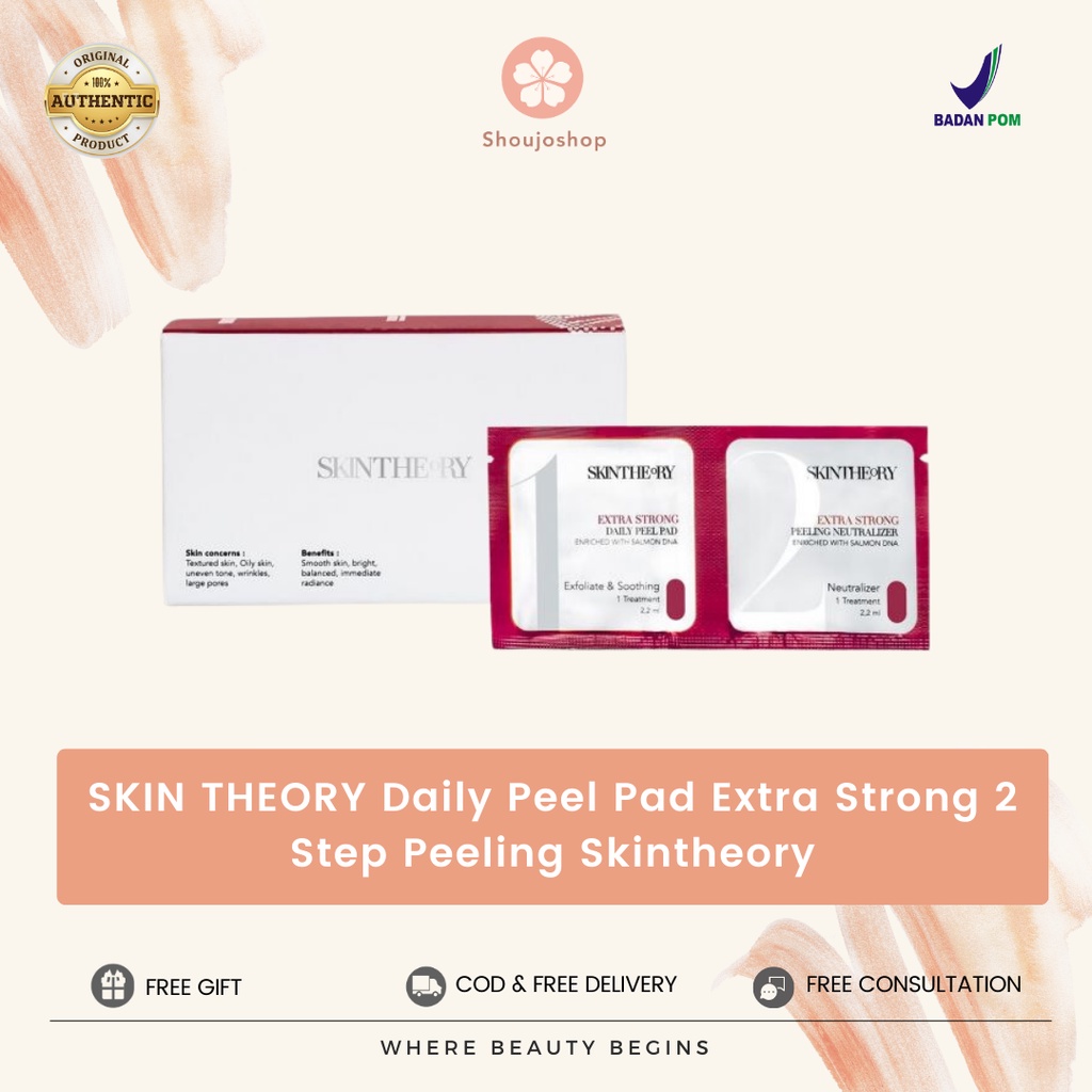 Jual SKIN THEORY Daily Peel Pad Extra Strong 2 Step Peeling | Shopee