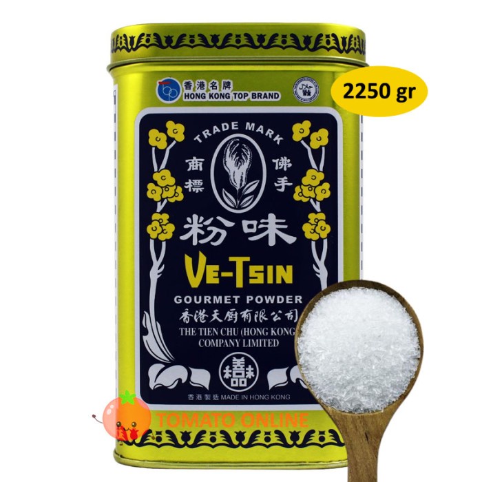 thumbnail image 2 of VE-TSIN Gourmet Powder MSG – 2 Tins Of 3.5 Oz (100g) Each – Monosodium Glutamate 2 of 3