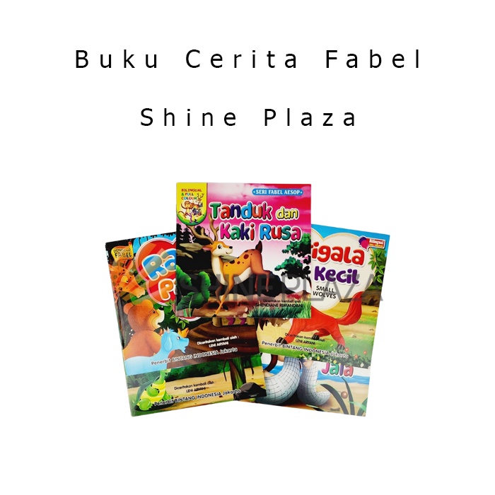 Jual Buku Cerita Anak Dongeng Seri Fabel Bilingual 2 Bahasa Bergambar ...