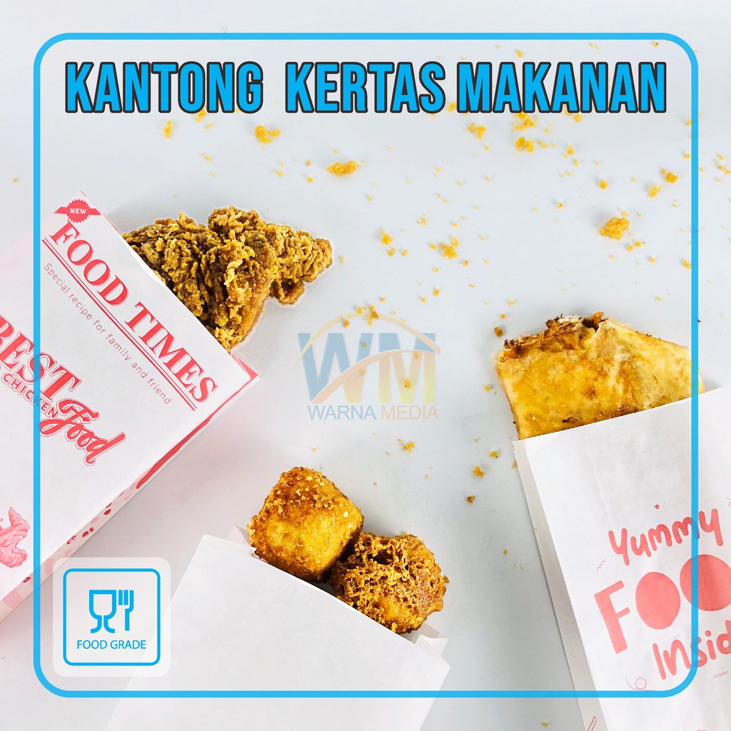 Jual Isi Pcs Kantong Fried Chicken Kantong Ayam Goreng Kantong Gorengan Kantong Roti