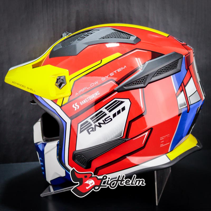 Jual HELM JPX MX726R VTS RANS | RED GLOSSY | MX726 R CROSSOVER MX 726R ...