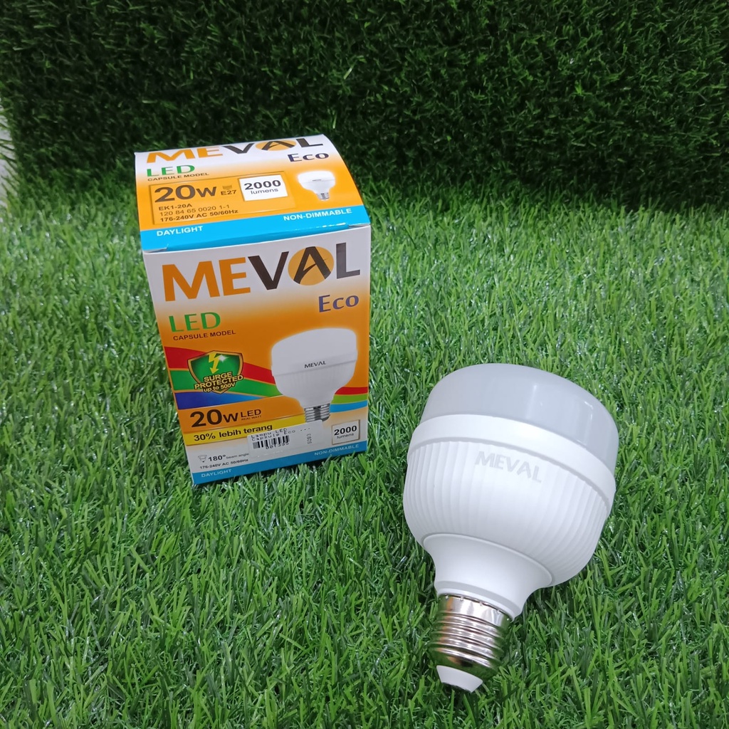 Jual Lampu LED Kapsul ECO 5W/10W/15W/20W - Putih - MEVAL | Shopee Indonesia