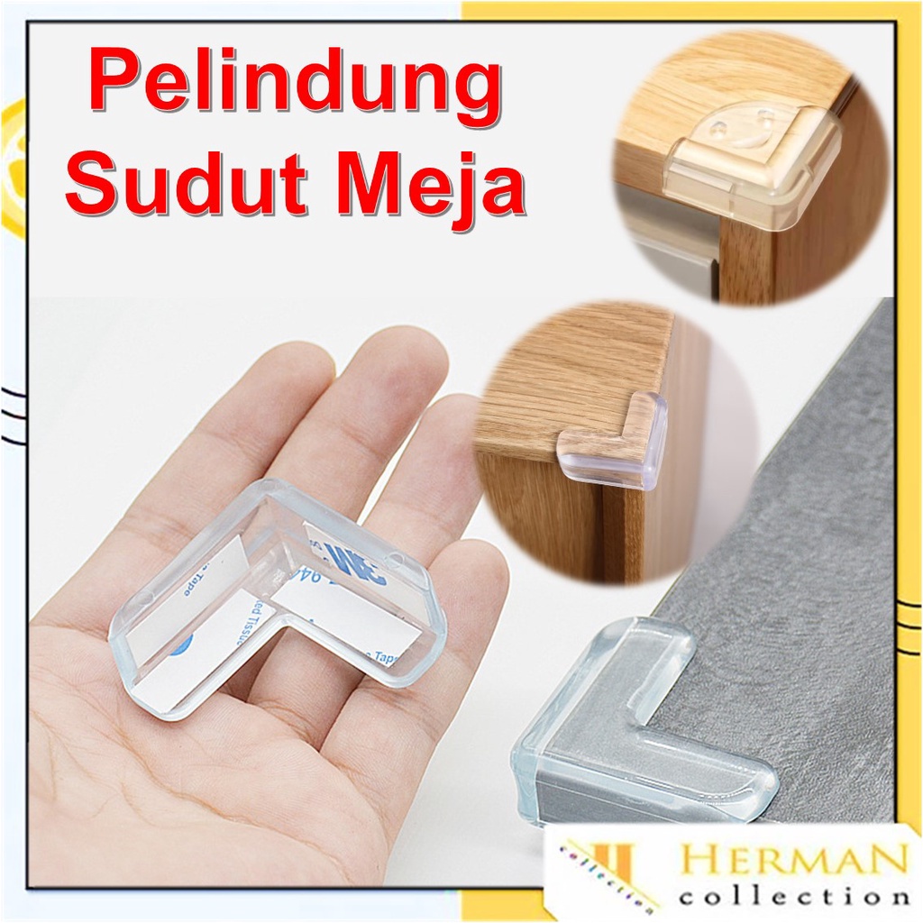 Jual Hc Pelindung Sudut Siku Meja Kursi Transparan Silicon Pengaman