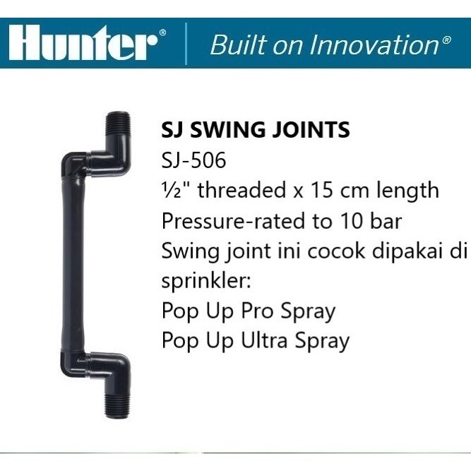 Jual HUNTER SJ Swing Joint SJ506 SJ706 untuk Sprinkler Penyiram Taman