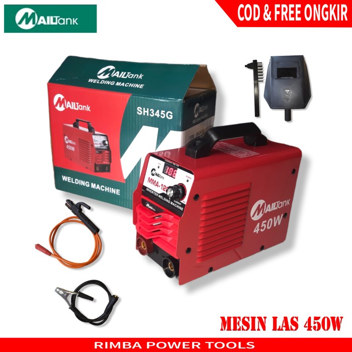 Jual Mailtank Mesin Las 450 Watt Sh345g Digital Inverter Welding Igbt