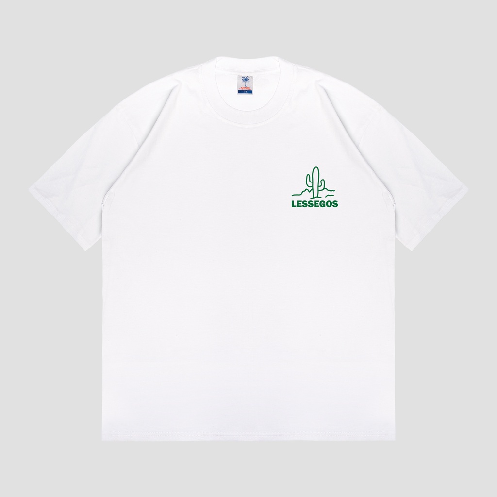 Jual Lessegos Tshirt Oversize Putih Cereus | Shopee Indonesia