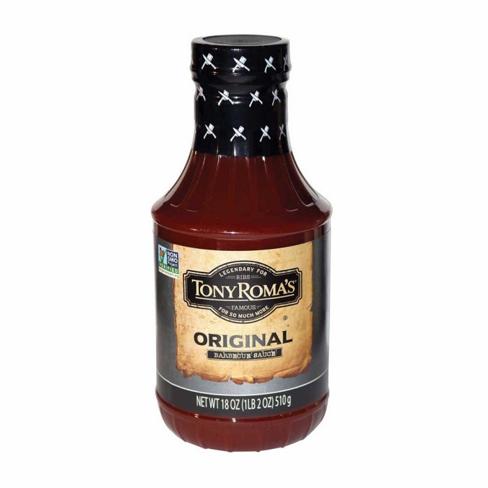 Jual Tony Romas Original Barbecue Sauce Bbq 510 Gram Made In Usa Shopee Indonesia