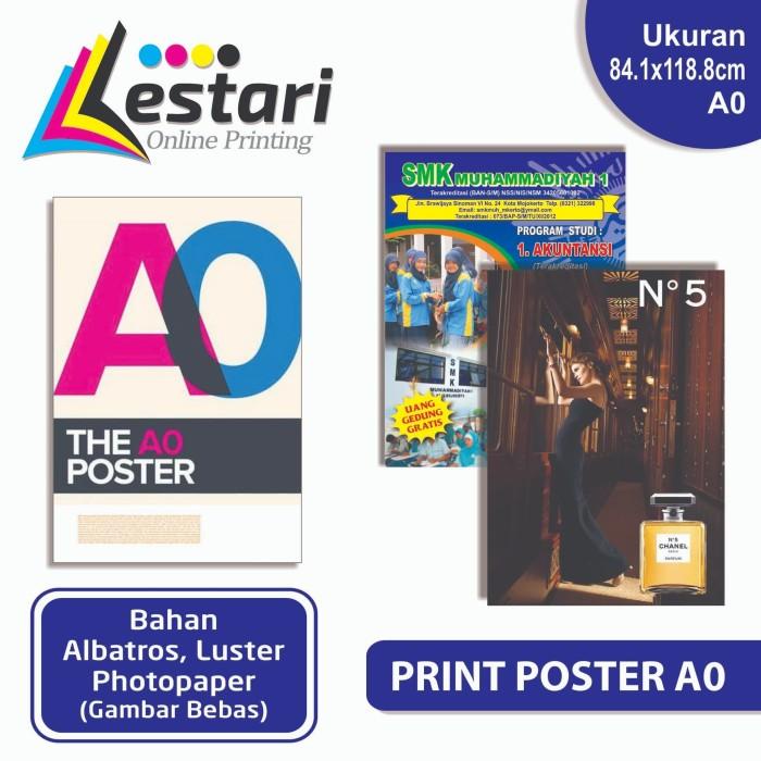 Jual Cetak Poster A0 Bahan Albatros/Luster/Photopaper | Shopee Indonesia